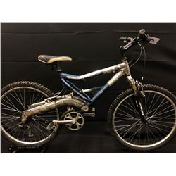 BLUE 21 SPEED FULL SUSPENSION MOUNTAIN BIKE