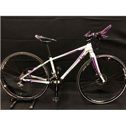 WHITE LIV THRIVE 20 SPEED HYBRID BIKE