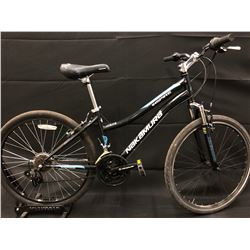 BLACK NAKAMURA INSPIRE 18 SPEED FRONT SUSPENSION MOUNTAIN BIKE