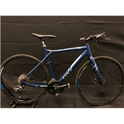 BLUE GT GRADE 24 SPEED HYBRID BIKE WITH FULL DISC BRAKES