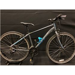GREY GT TRAFFIC 24 SPEED HYBRID BIKE