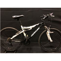 BLACK NAKAMURA MONSTER 21 SPEED FULL SUSPENSION MOUNTAIN BIKE