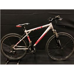 GREY GT AGGRESSOR 21 SPEED FRONT SUSPENSION MOUNTAIN BIKE - NO BRAKES