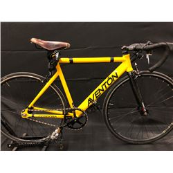 YELLOW AVENTON CORDOBA SINGLE SPEED ROAD BIKE