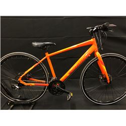 ORANGE SPECIALIZED SIRRUS 24 SPEED HYBRID BIKE WITH FULL DISC BRAKES