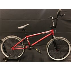 RED DK BICYCLES SINGLE SPEED BMX BIKE
