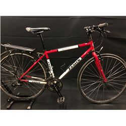 RED JAMIS CODA SPORT 27 SPEED HYBRID BIKE