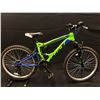 Image 1 : GREEN KIDS CCM STATIC 24 SPEED FULL SUSPENSION MOUNTAIN BIKE