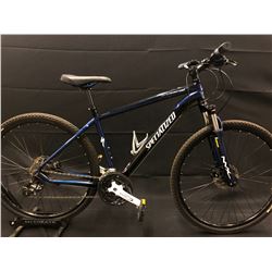 BLACK SPECIALIZED CROSSTRAIL SPORT 27 SPEED FRONT SUSPENSION MOUNTAIN BIKE WITH FULL DISC BRAKES