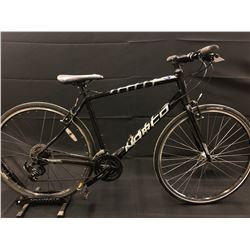 BLACK NORCO VFR 21 SPEED HYBRID BIKE (NO BACK BRAKES)
