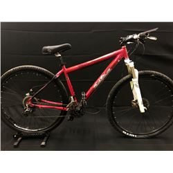 RED SALSA MAMASITA 16 SPEED FRONT SUSPENSION MOUNTAIN BIKE WITH FULL DISC BRAKES (SHIFTER ISSUE)