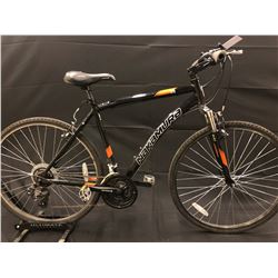 BLACK NAKAMURA ROYAL 18 SPEED FRONT SUSPENSION MOUNTAIN BIKE