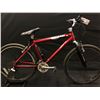 Image 1 : RED RALEIGH 24 SPEED FRONT SUSPENSION MOUNTAIN BIKE