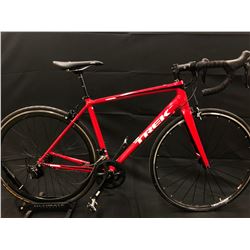 RED TREK EMONDA ALR 5 SINGLE SPEED ROAD BIKE