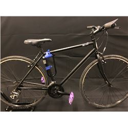 BLACK BK ROEBLING 24 SPEED HYBRID BIKE