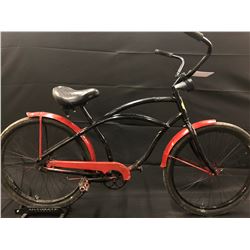 BLACK HYPER SINGLE SPEED CRUISER BIKE