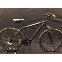 BLACK HYPER 18 SPEED FRONT SUSPENSION MOUNTAIN BIKE