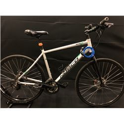 GREY NORCO XFR 27 SPEED HYBRID BIKE WITH FULL DISC BRAKES