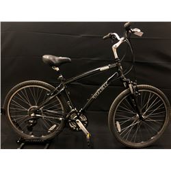 BLACK TREK NAVIGATOR 21 SPEED FRONT SUSPENSION MOUNTAIN BIKE