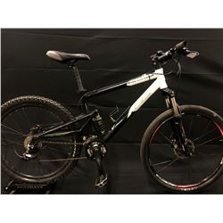 BLACK K2 SIDEWINDER 24 SPEED FULL SUSPENSION MOUNTAIN BIKE WITH FULL DISC BRAKES