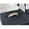 Image 2 : 3 PCS TOTAL: 1- ONE LADIES 10KT WHITE GOLD BAND STYLE WEDDING OR DRESS RING 8.28MM WIDE,  WEIGHS