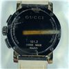 Image 2 : ONE GENTS GUCCI "G-CHRONO" WRISTWATCH, BLACK STAINLESS STEEL CASE WITH YELLOW GOLD PLATED SIDES AND