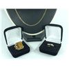 Image 1 : 3 PCS TOTAL: 1- ONE 10KT YELLOW GOLD WEDDING RING, 4.30MM WIDE, WEIGHS 3.50 GRAMS REPLACEMENT VALUE