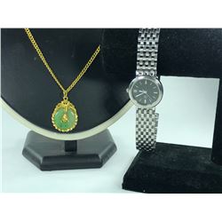 3 PCS TOTAL: 1- ONE 22KT YELLOW GOLD CURBED LINK CHAIN, WEIGHS 18.30 GRAMS, 52CM LONG, REPLACEMENT