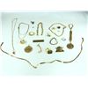 Image 1 : COLLECTION OF YELLOW AND WHITE GOLD BROKEN PIECES OF JEWELLERY SUITABLE FOR MELT AND SCRAP