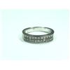 Image 2 : LADIES 14KT WHITE GOLD DIAMOND SET DRESS ANNIVERSARY RING