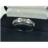 Image 3 : LADIES 14K WHITE GOLD DIAMOND SET DRESS OR ANNIVERSARY RING