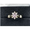 Image 2 : LADIES 10KT YELLOW GOLD AND WHITE GOLD ALEXANDRITE AND