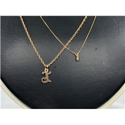 14KT YELLOW GOLD DIAMOND SET PENDANT RV $225.00