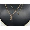 Image 1 : 14KT YELLOW GOLD DIAMOND SET PENDANT RV $225.00