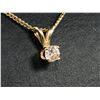 Image 2 : 14KT YELLOW GOLD DIAMOND SET PENDANT RV $225.00
