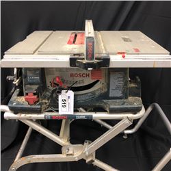 BOSCH 4100 10 INCH TABLE SAW ON TS3000 GRAVITY RISE STAND