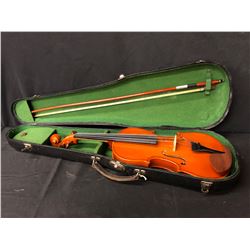 TELLER VIOLIN IN CASE, WITH BOW, MADE IN GERMANY