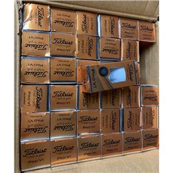 BOX OF TITLEIST GOLF BALLS