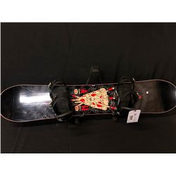 ARBOR HELIX 140 CM SNOWBOARD WITH BURTON BINDINGS