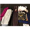 Image 1 : BAG OF WOMENS CLOTHING, BANANA REPUBLIC SWEATERS, FOREVER 21 LEGGINGS AND PANTS, SPORTS BRAS AND