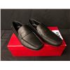 Image 1 : PAIR OF MENS HUGO BOSS BLACK LEATHER LOAFERS - SIZE US 8