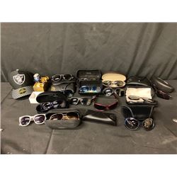 BAG OF ASSORTED DESIGNER AND MISC SUNGLASSES AND MORE