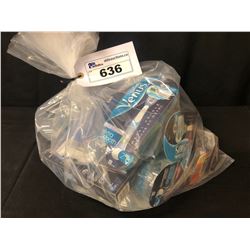 BAG OF ASSORTED RAZORS & DEODORANT
