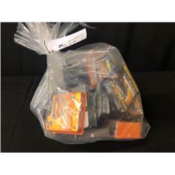 BAG OF ASSORTED RAZORS