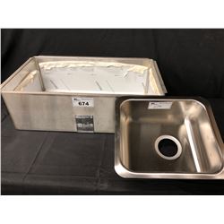 STAINLESS STEEL BASIN SINK AND STAINLESS STEEL KITCHEN SINK