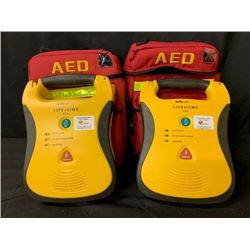2 LIFELINE AED MACHINES