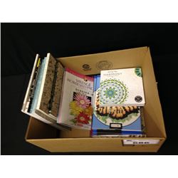 BOX OF COLOURING BOOKS