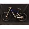 Image 1 : BLUE AND GREY GIANT TRANCE X3 27 SPEED FULL SUSPENSION MOUNTAIN BIKE WITH REAR HYDRAULIC DISK BRAKES