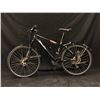 Image 1 : BLACK BRODIE FURY 27 SPEED HYBRID MOUNTAIN BIKE WITH FRONT AND REAR HYDRAULIC DISK BRAKES, CLIP