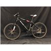 Image 1 : BLACK BRODIE 27 SPEED HYBRID MOUNTAIN BIKE WITH FRONT AND REAR HYDRAULIC DISK BRAKES, CLIP PEDALS